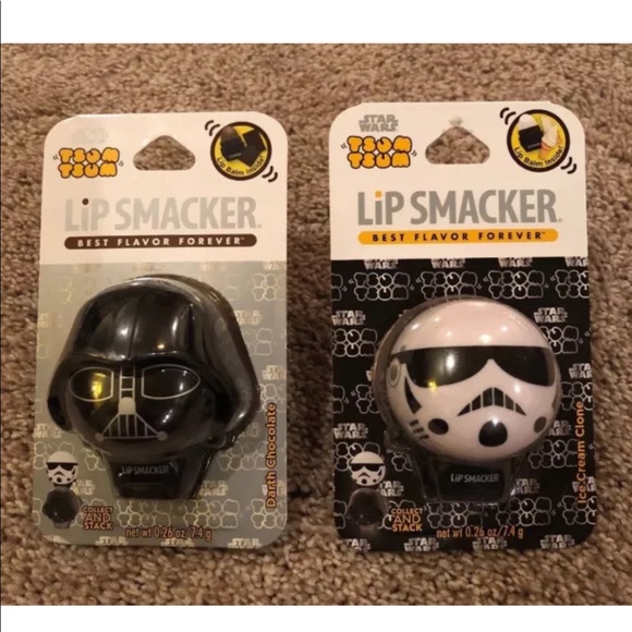 Lip Smacker Tsum Tsum Star Wars Darth Vader Storm Trooper Balm Chocolate IceCrea - Picture 1 of 7